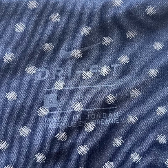 Nike • Ruched Waistband Navy Blue Polka Dot Leggings - Picture 8 of 12